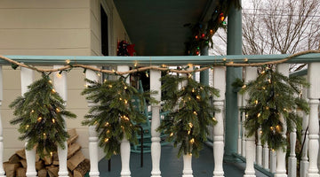Country Fir Teardrop Garland